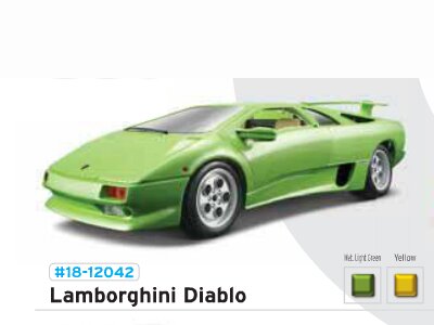 модель 1:18 A/M Gold Lamborghini Diablo /Жёлтый/